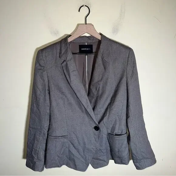 LAFAYETTE 148 New York single button business casual blazer 12 - Picture 4 of 4